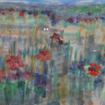 Afbeelding in lijst, Maya Wildevuur, Bloemenveld